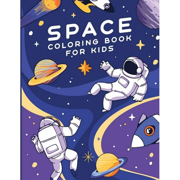 Space Coloring Book For Kids (Paperback)