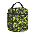 thumbnail image 3 of Camouflage Insulated Lunch Bag For Boys Girls,Military Camo Reusable Waterproof LunchBox Cooler Tote Bag for Office, Work, Picnic, 3 of 9