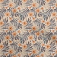 thumbnail image 1 of oneOone Tissu Polyester Spandex Pêche Floral Tropical Matériel de Robe Tissu Imprimé Tissu au Mètre 56 Pouces de Large, 1 of 4