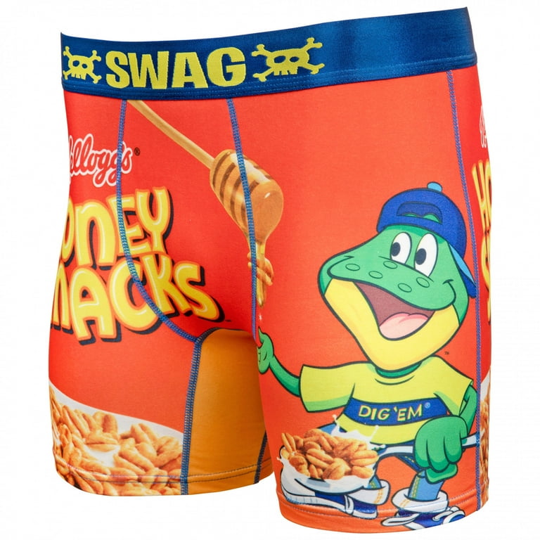 Kellogg's Honey Smacks スタジャン Mサイズ Kellogg's Honey Smacks Cereal Swag Boxer Briefs-XLarge