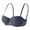 Dark Blue -AH13, variant on Women's Push-up Bra No-Poke Underwire Push-up Bras for Women, Convertible, Demi Coverage Dark Blue 75C
