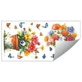 thumbnail image 2 of Pegatinas de pared con diseño de flores para dormitorio, sala de estar, decoración del hogar, decoración de aulas, decoración de pared, Halloween, para interiores, 2 of 7
