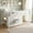 White, variant on FIRSCOOK Twin Metal Low Loft Bed with 9 Storage Drawers, Side Shelves, Storage Bag and LED Lights for Small Spaces, Black