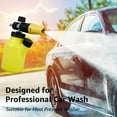 thumbnail image 2 of Car Wash Foam Cannon Adjustable Pressure Washer Snow Foam Cannon with 1L Bottle and Wide Neck 1/4inch Quick Connector Professional Car Foam Blaster for Pressure Washer, 2 of 10