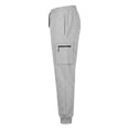 thumbnail image 6 of Afuyipoi Mens Lightweight Sport Pants Casual Elastic Waist Drawstring Jogger Pants with Pockets Gray Size 3XL, 6 of 9