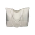thumbnail image 2 of RXIRUCGD Ladies Tote Large Capacity Shoulder Bag Oxfords Cloth Splicing Soft Leather Tote Large Bag, 2 of 6