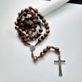 thumbnail image 4 of Vintage Rosary Catholic Prayer Beads Necklace Christ Jesus For Cross Pendant Necklace Beaded Religious Jewelry G, 4 of 5
