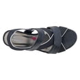 thumbnail image 3 of Ros Hommerson Wynona Women's Stretch Fabric Straps Sandal In Black Combo, 3 of 6