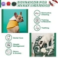 thumbnail image 3 of Babezdog Dog Toy for Aggressive Chewer Large Medium Nearly Indestructible Super Chew Dog Toys Squeaky Dog Birthday Toy Dog Toothbrush Interactive Tough Durable Dog Toys Natural Rubber, 3 of 8
