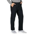 thumbnail image 2 of Gerry Men's Water Resistant Fleece Lined Stretch Pants with Zip Pockets and Adjustable Hem, Black (34W x 34L), 2 of 3