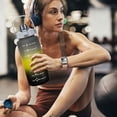 thumbnail image 6 of AuroraX 64 oz Water Bottles Running Water Bottles with Time Marker and Handle,Plastic Sport Large BPA-Free Half Gallon Water Bottle,Water Cup Gray, 6 of 6