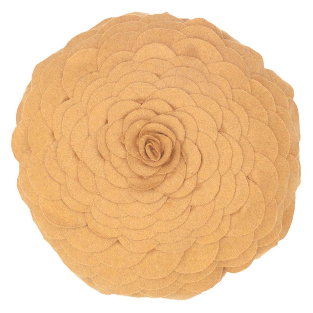 Rizzy Home Decorative Poly Filled Throw Pillow Floral Dimentional 14