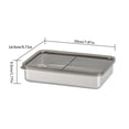 thumbnail image 3 of Harpily Closure Bags 304 Stainless Quick Japanese Fresh Keeping Box Dumplings Box With Lid Sealed Refrigerator Storage Lunch Box Box, 3 of 4