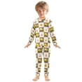 thumbnail image 3 of joogoo Cartoon Engineering Vehicles Pajamas Set Long Sleeve Soft Cotton Sleepwear 2 Piece 18M, 3 of 7