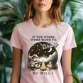 thumbnail image 5 of Inspirational T-Shirt – If the Stars Were Made to Worship So Will I, Campfire Praise Design, CarolinaBlue, Size 2XL, 5 of 6