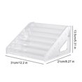 thumbnail image 6 of KGJQ 5/7 Tier Acrylic Display Stand with Fences, Perfume Stand Organizer, Makeup Organizer, Multifunctional Clear Display Shelf for Home Office, 6 of 7