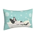 thumbnail image 2 of Balery French Bulldog Taking a Bath Bedding Queen Pillow Cases - Envelope Closure - Soft Brushed Microfiber Fabric - Shrinkage and Fade Resistant Pillow Cases-16"x24", 2 of 9