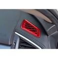 thumbnail image 5 of Xotic Tech Interior Center Console Stripe AC Vent Outlet Dashboard Panel Pillar Speaker Steering Wheel Frame Cover Trim Combo Kit , Sporty Red , Compatible with Honda Civic 10th Gen 2016-2021, 5 of 9