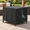 Square: 28"L x 28"W x 25"H, variant on Rectangular Fire Pit Table Cover 52"l X 34"w Waterproof Heavy Duty