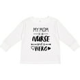 thumbnail image 3 of Inktastic My Mom is a Nurse and a Hero Boys or Girls Long Sleeve Toddler T-Shirt, 3 of 5