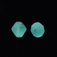 thumbnail image 2 of Frosted Acrylic Beads Faceted Cone Turquoise 6x5.5mm Hole: 1.5mm 6770pcs/500g, 2 of 6