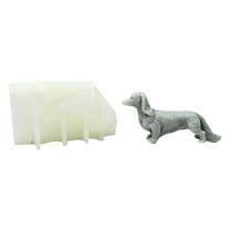 Rvaymup Dog Shaped Silicone Molds for Candle Soap Gypsum Decoration, Dog Candle Molds