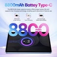 thumbnail image 2 of NANNEE Pad 9 Pro 5G Tablet, 11" HD Display, Android 15, 16GB RAM + 1TB ROM, 8800mAh Battery, 48MP+108MP Dual Camera, Unlocked 5G, Purple, 2 of 14