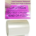 thumbnail image 2 of GHSDFBB Label Protectors Label Shields Seals 1 1/4x2 1/8 Inches-Clear Book Repaire Tape Labels 500 Labels per Roll, 2 of 7