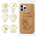 thumbnail image 4 of Case Yard Wooden Case Outside Soft TPU Silicone Slim Fit Shockproof Wood Phone Cover for Girls Boys Men and Women Supports Wireless Charging In God We Trust Design case for iPhone-11-Pro-Max, 4 of 7