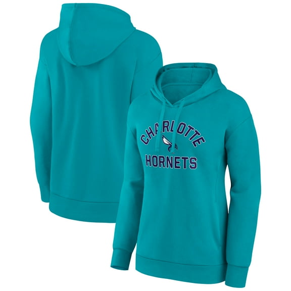 Women's Teal Charlotte Hornets Overtime Pullover Hoodie