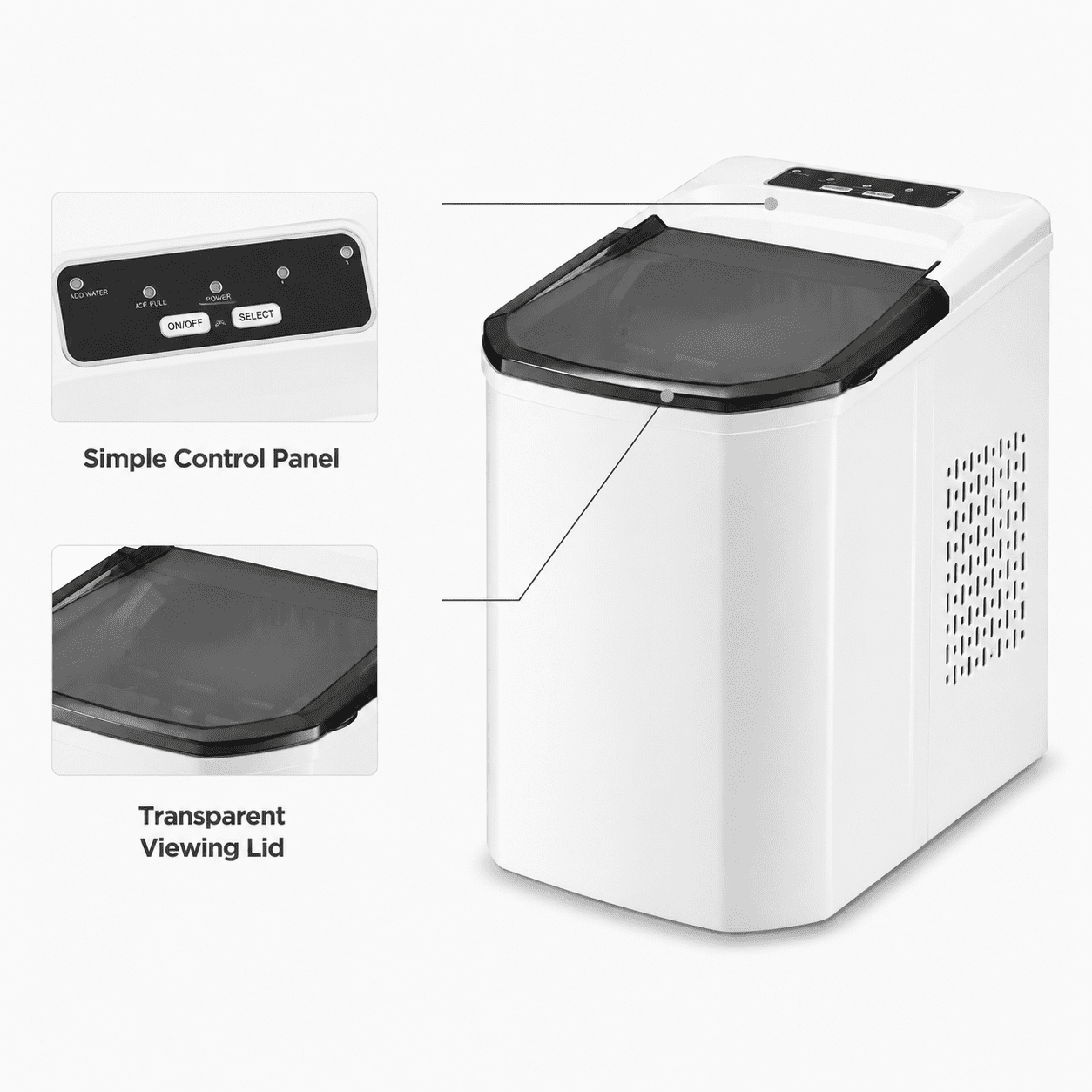 Electric Countertop Ice Maker