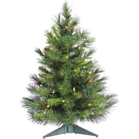 Vickerman 24" Cheyenne Pine Artificial Christmas Tree, Unlit