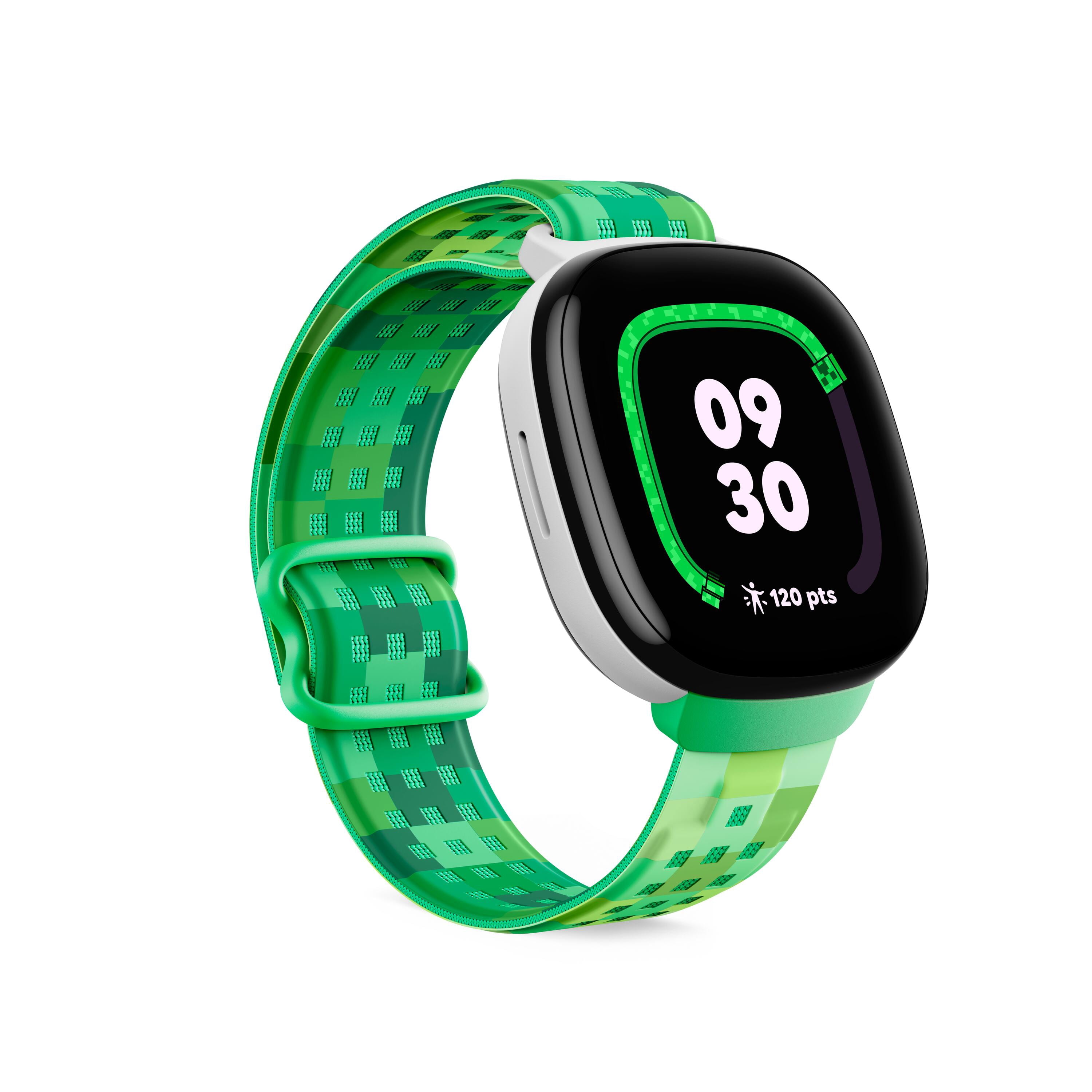 Fitbit Ace LTE Band - Kids Smartwatch Band - Water Resistant - One Size Fits All - Minecraft: Do U Mine?