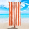 thumbnail image 5 of Microfiber Beach Towel Large Double Sided Velour Quick Dry Sand Free Soft Absorbent for Travel Pool Swimming Bath, 5 of 6