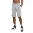 thumbnail image 6 of Champion Sport, Moisture Wicking, Athletic Men, Gym Shorts Reg Tall, Oxford Gray C Logo, XX-Large Big, 6 of 8