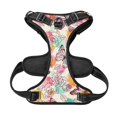 thumbnail image 5 of Picia Butterflies and Roses No-Pull Dog Harness Reflective Front Clip Vest with Handle,Step-in Air Dog Harness,Adjustable 2 Metal Rings 4 Buckles,Easy to Put on & Take Off X-Large, 5 of 9