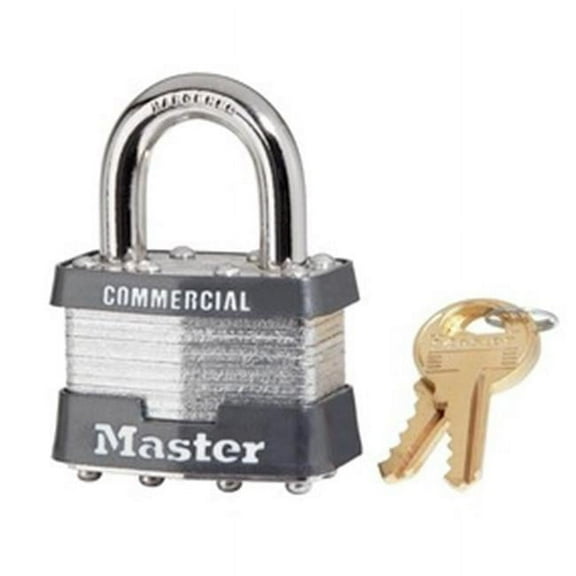 Master Lock 91800 1KA2460 Padlock Laminated Steel - 1.75 in.