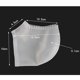 thumbnail image 5 of FELTECHELECTR 2 pares de fundas protectoras de silicona para el talón para hombres y mujeres (blancas), 5 of 6