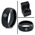 thumbnail image 4 of Ring Rings for Men Black Gamer Tungsten Valentines Day Gifts Grey Wedding Band Engagement, 4 of 8