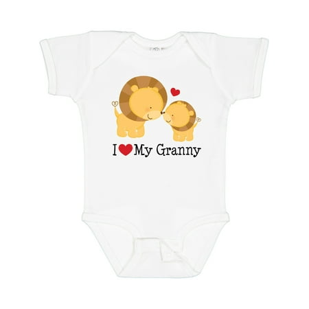 

Inktastic I Love My Granny Gift Baby Boy or Baby Girl Bodysuit
