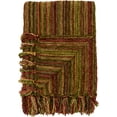 thumbnail image 3 of SARO TH112.M5060 50 x 60 in. Oblong Multicolor Chenille Throw Blanket, 3 of 4