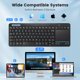 thumbnail image 3 of Teclado Bluetooth inalámbrico Bnnwa multidispositivo con panel táctil, 3 of 6