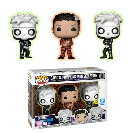 Funko Pop!TV: SNL - David S. Pumpkins with Skeletons 3 pk - Walmart.com
