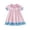 a-Pink3612, variant on FINALGANG Girls Dress Toddler Plaid Dress With Carrot Embroidered Collared Gingham Ruffled Trim Puff Short Sleeves Summer Dress For Daily Wear