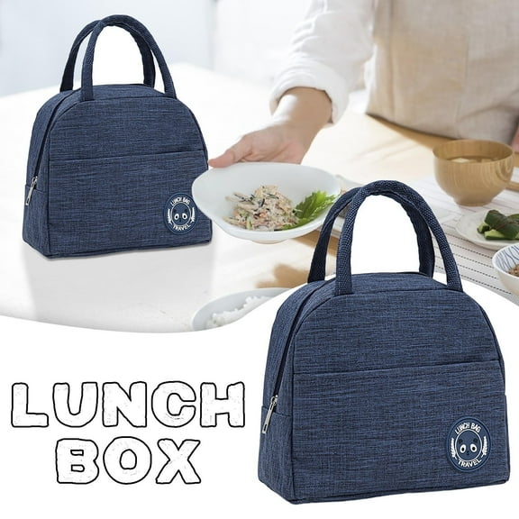 Huayishang Lunch Box for Women Lunch Bag Canvas Durable and Resuable Picnic Teen, Kitchen Essentials Clearance Sale
