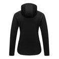 thumbnail image 3 of Little Donkey Andy Womens Insulated Softshell Jackets, Outdoor Athletic Jacket for Women with Hoodie Water Repellent (Black S), 3 of 7