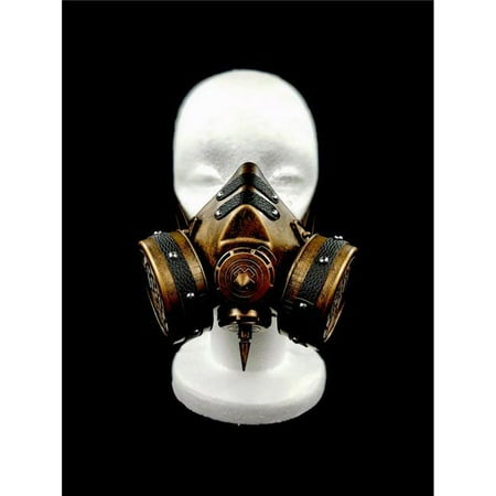 Tank Gas Mask - Kayso GSM007GD Steampunk Gas Mask & Adjustable, Gold