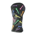 thumbnail image 3 of Funda para palo de golf, divertida funda de madera para palo de golf, para sala de estar, deportes, oficina 1 negro, 3 of 8