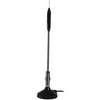 Scosche CB201 Universal CB Antenna Mag Mount 27 MHz UHF Freq. Type 26" Mast 10 ft Cable Black