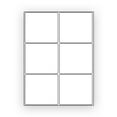 thumbnail image 3 of EcoSwift Brand Premium Self Adhesive Shipping Labels for Laser & Inkjet Printers, 3.3 in. x 4 in., 6 UP, White, 3 1/3 x 4, Pack of 6 Labels, 1 sheet, 3 of 4